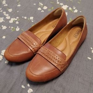 Born brown loafers